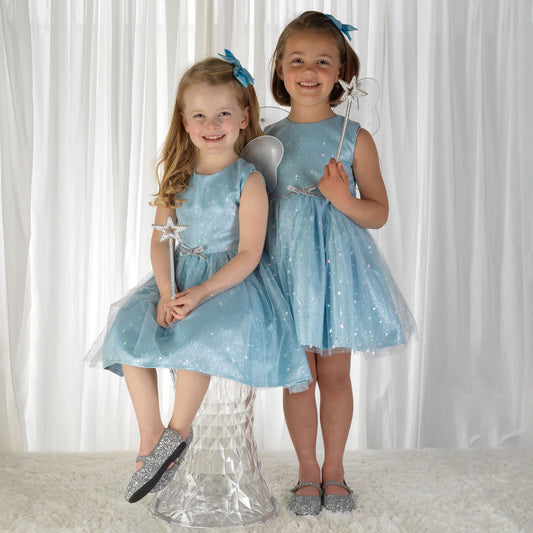 Sparkle Star Tulle Dress | Blue