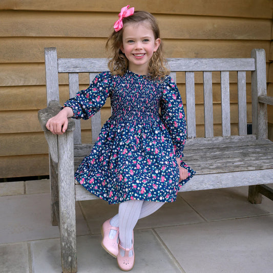 Ditsy Floral Ruched Dress