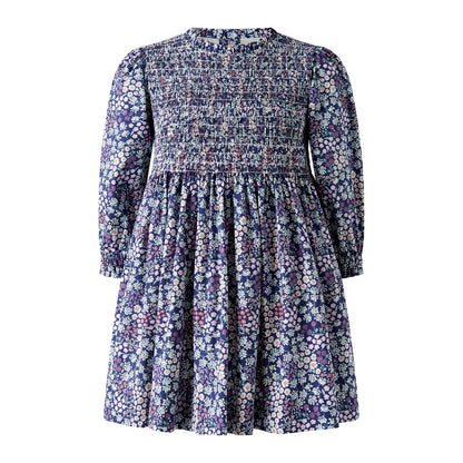 Wild Floral Ruched Dress
