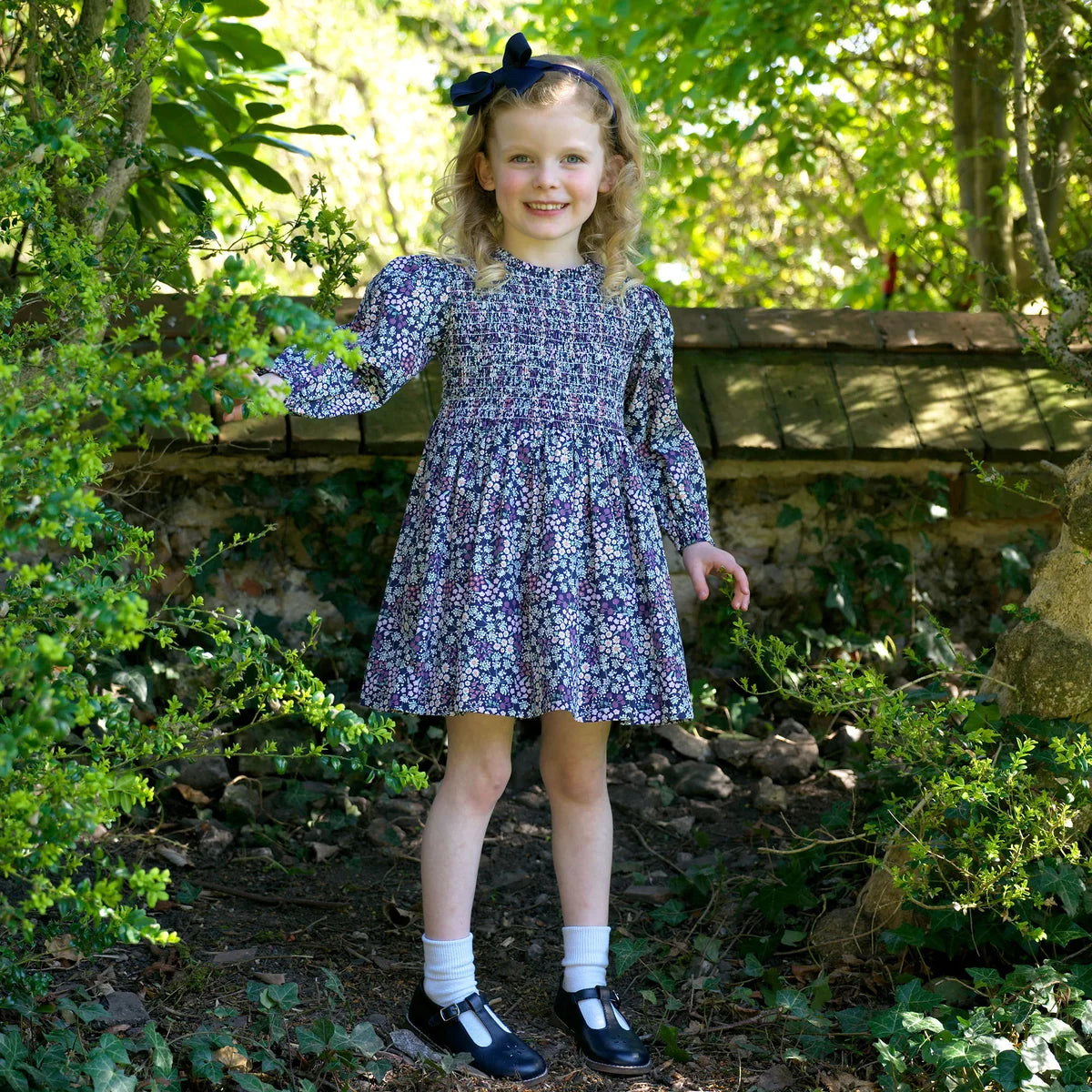 Wild Floral Ruched Dress