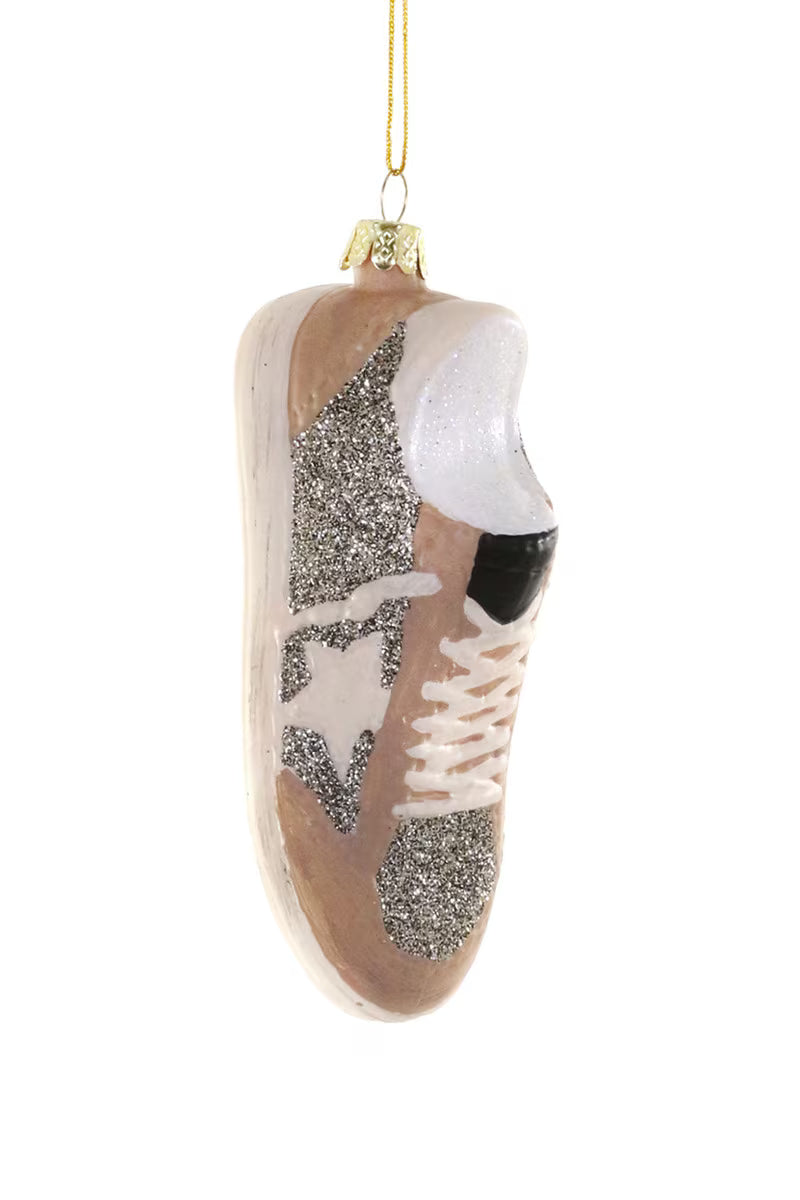 Luxe Star Sneaker Ornament | Silver