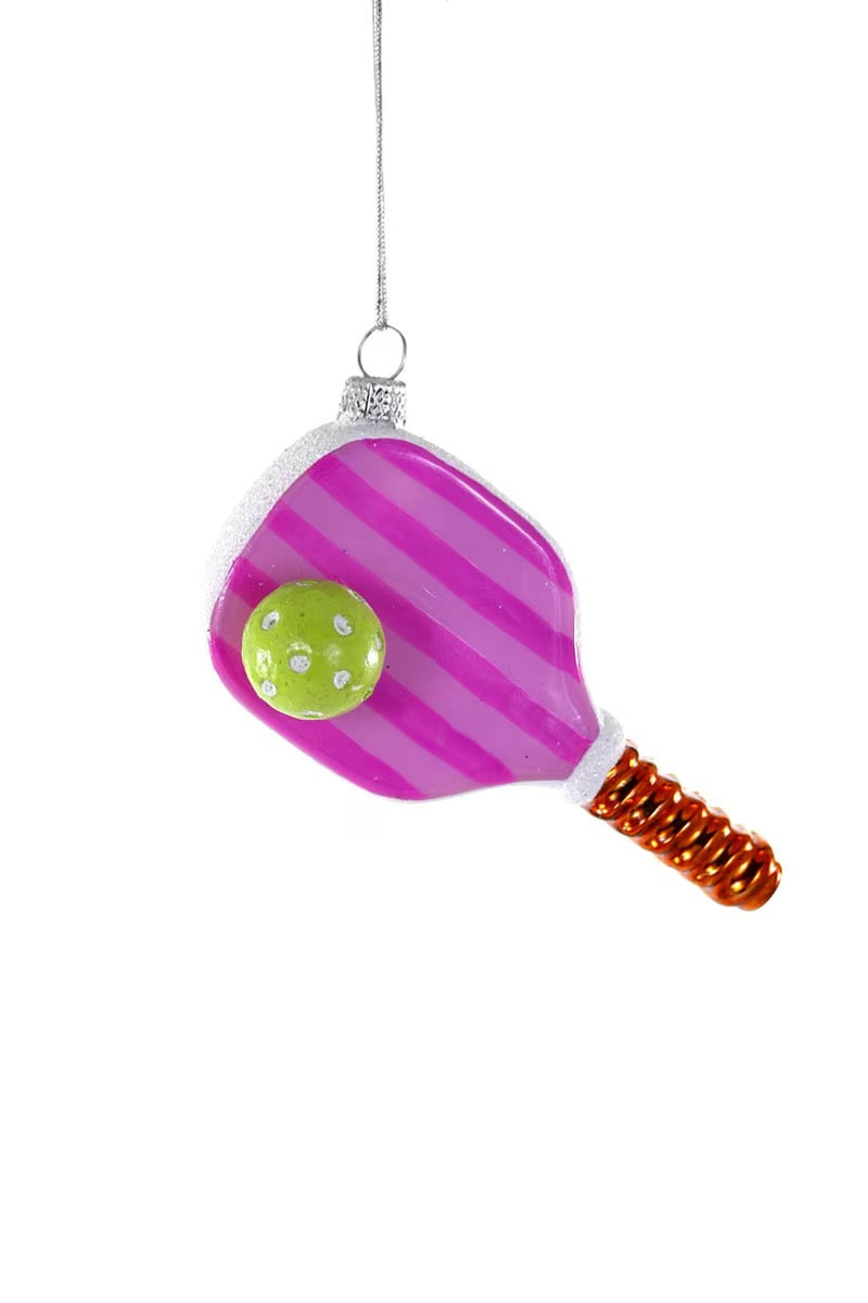 Pink Pickleball Ornament