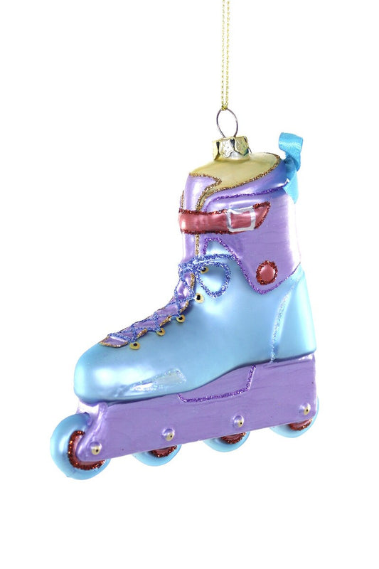 Blue Roller Blade Ornament