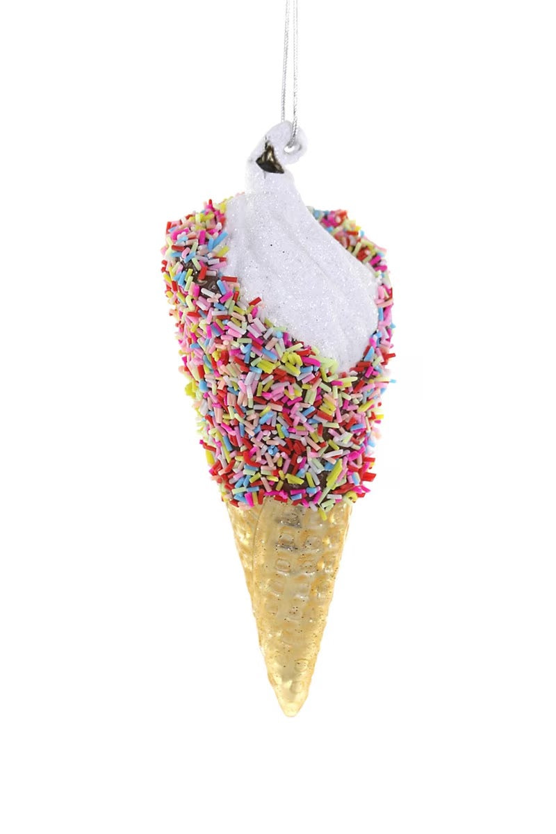 Sprinkles on Ice Cream Ornament