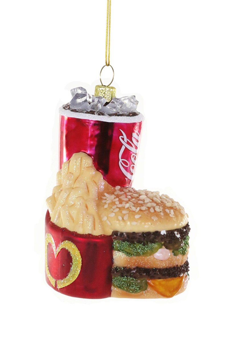 Fast Food Burger Ornament