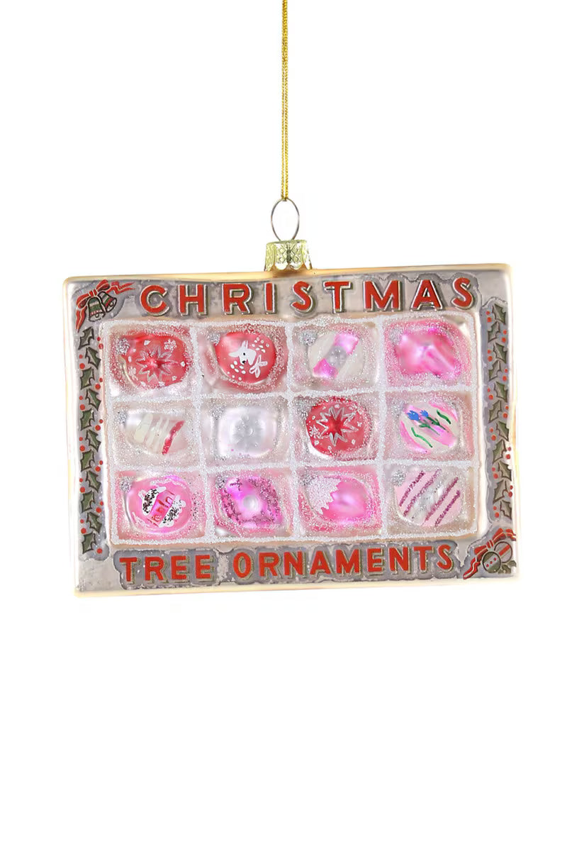 Vintage Pink Ornaments Ornament