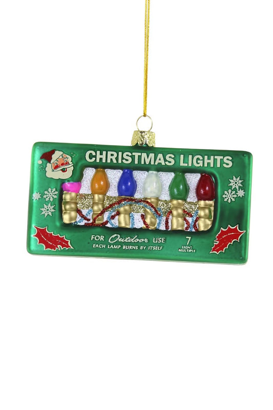 Vintage Christmas Lights Ornament