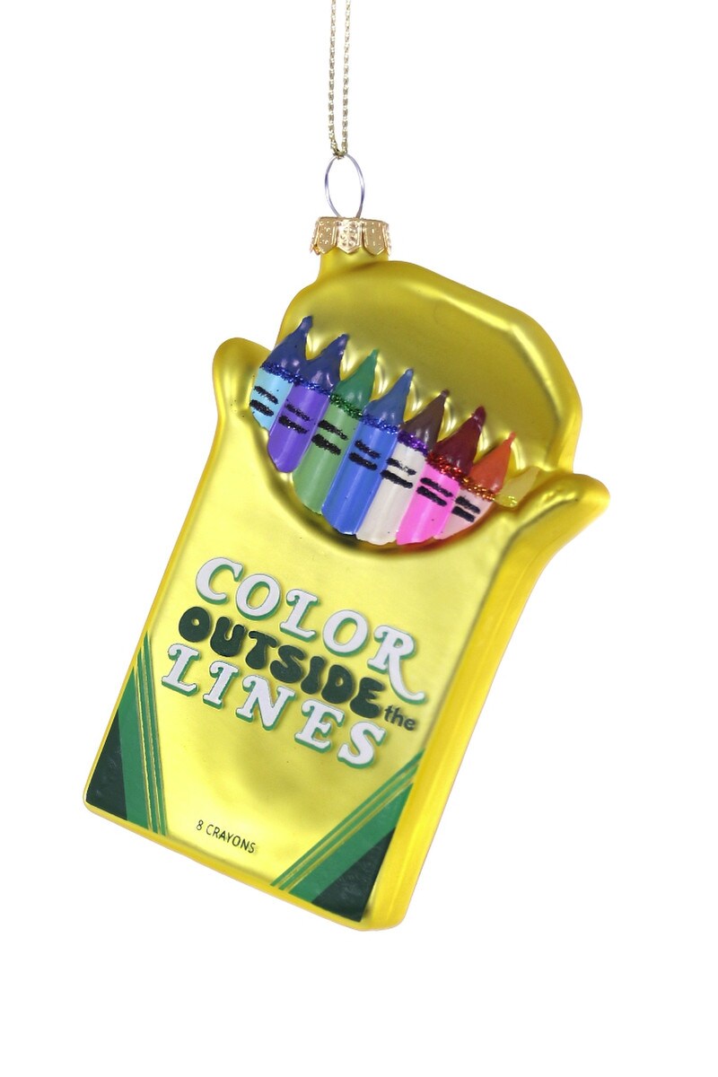 Color Outside the Lines Ornament