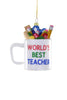 World's Best Teacher Ornament