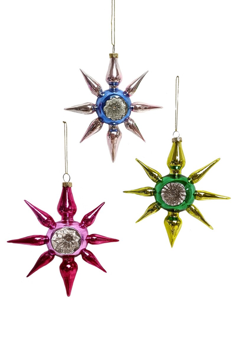 Spun Stars Ornament | Multi Assorted