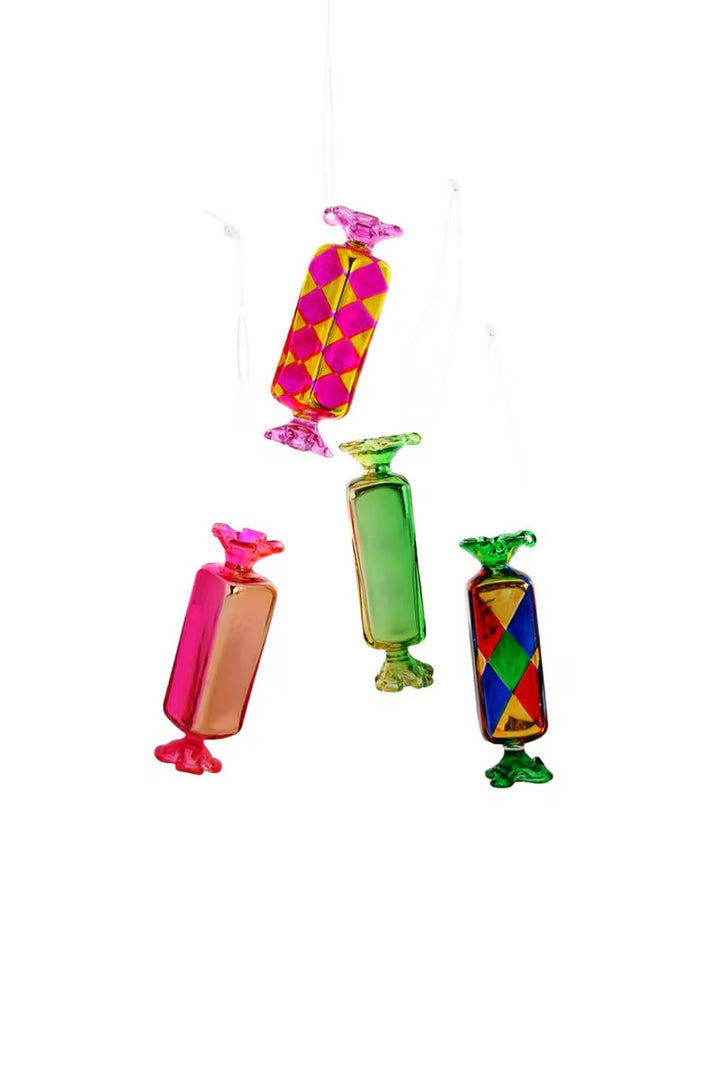 Festive Candy Ornament | Assorted (green/yellow)