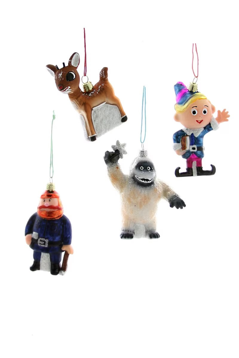 Retro Rudolph Characters Ornament | Assorted