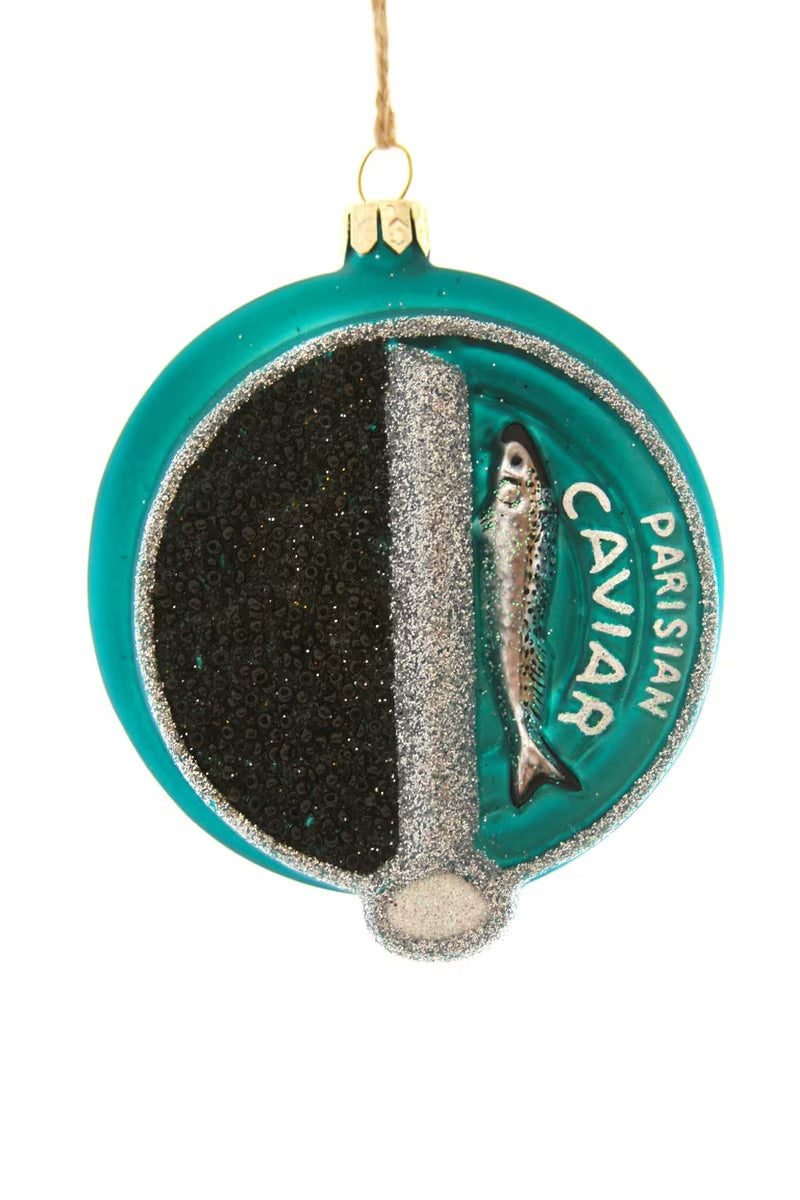 Green Can Caviar Ornament