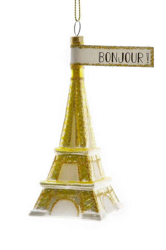 Gold Eiffel Tower Ornament