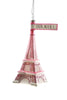 Eiffel Tower Ornament | Pink