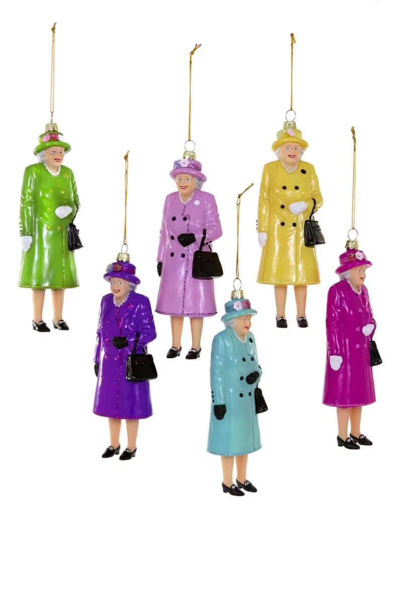 Queen Elizabeth Ornament | Assorted