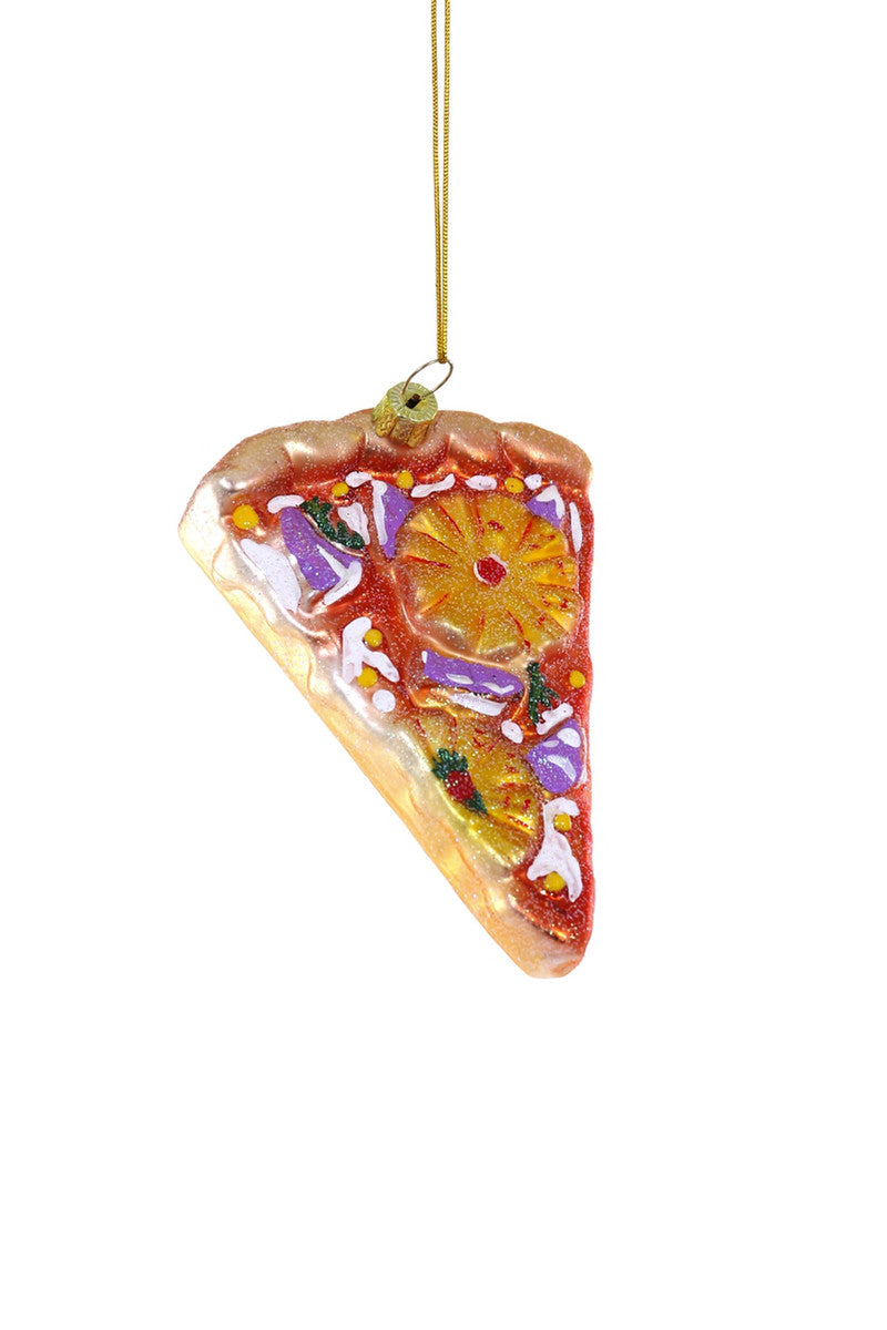 Pineapple Pizza Slice Ornament