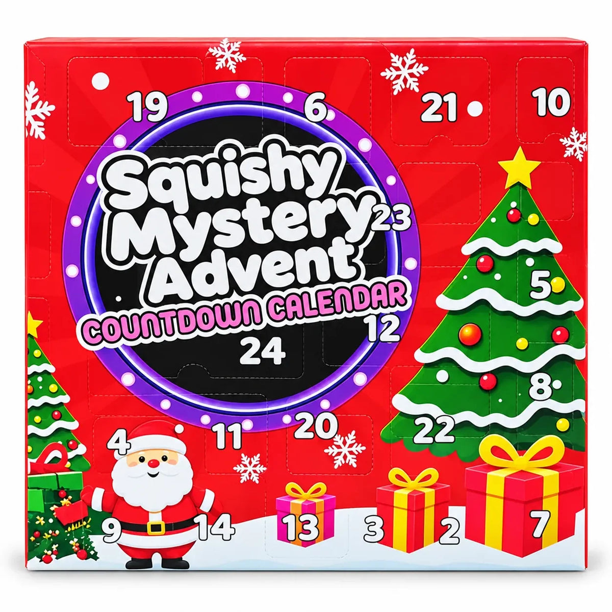 Squishy Mystery Calendar Countdown Days