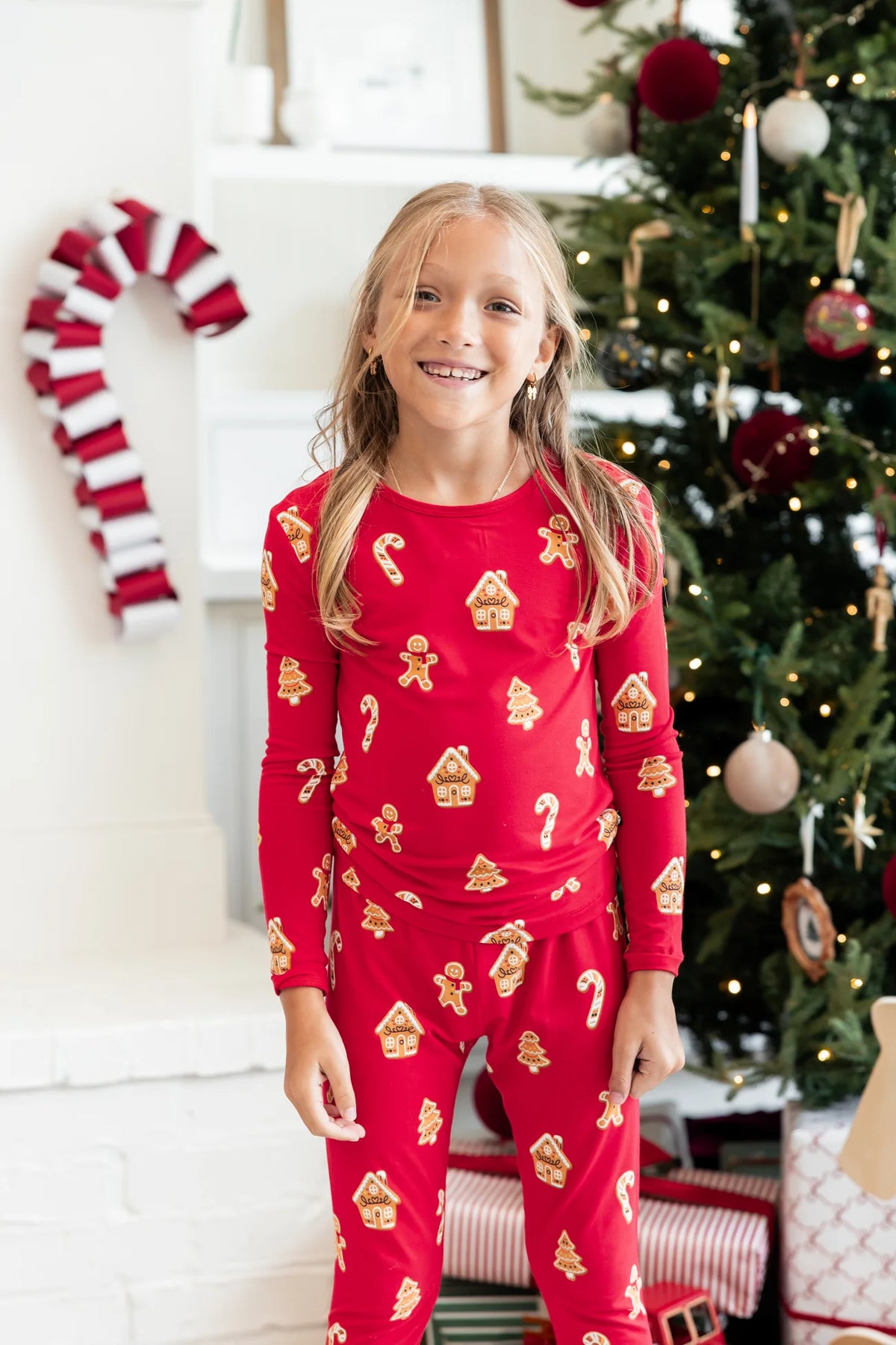 Kyte Baby L/S Pajama Set | Gingerbread