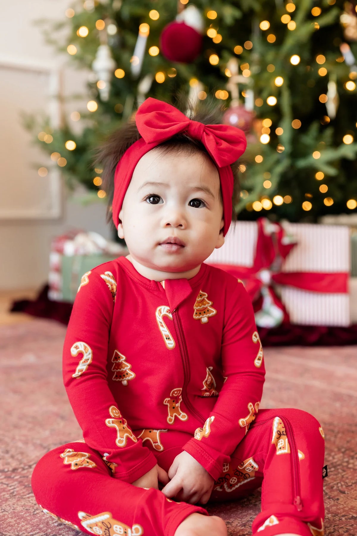 Kyte Zippered Romper | Gingerbread