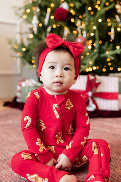 Kyte Zippered Romper | Gingerbread