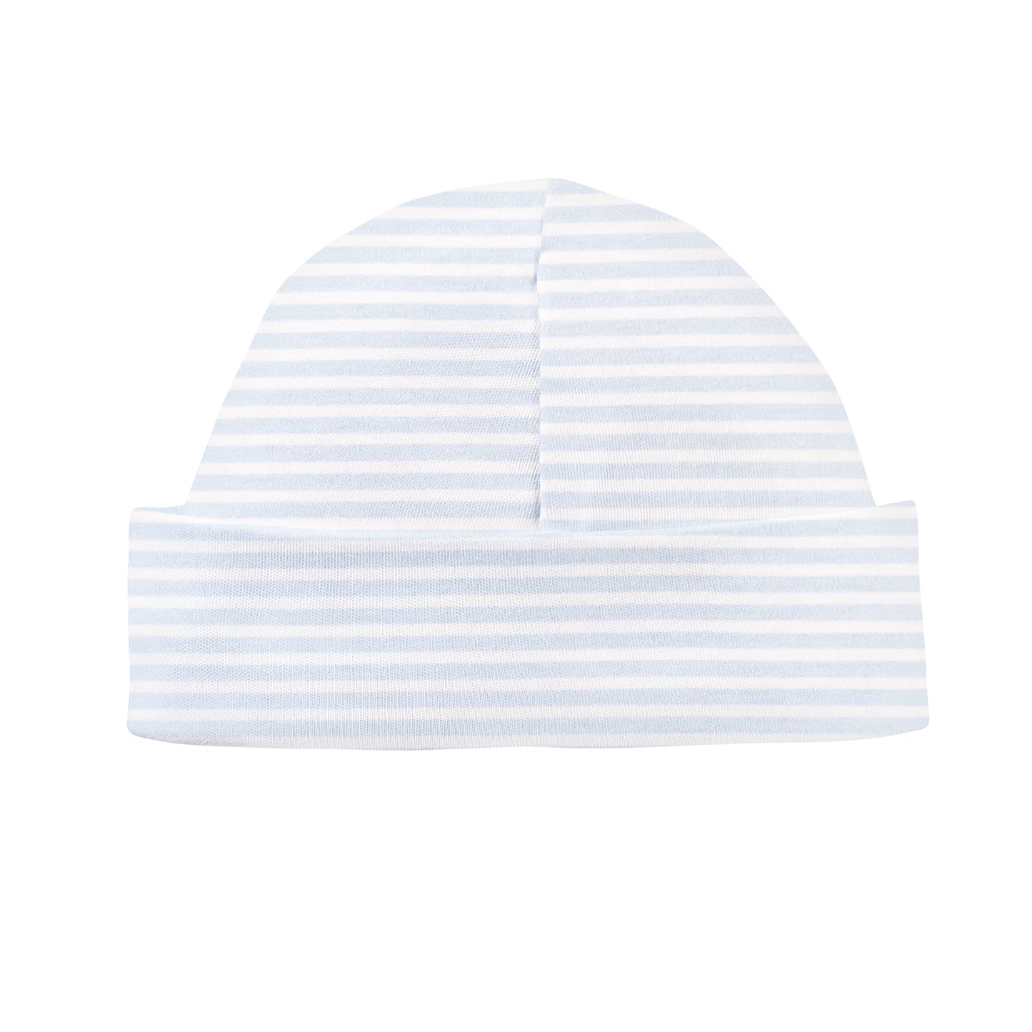 Printed Hat | Light Blue Stripes