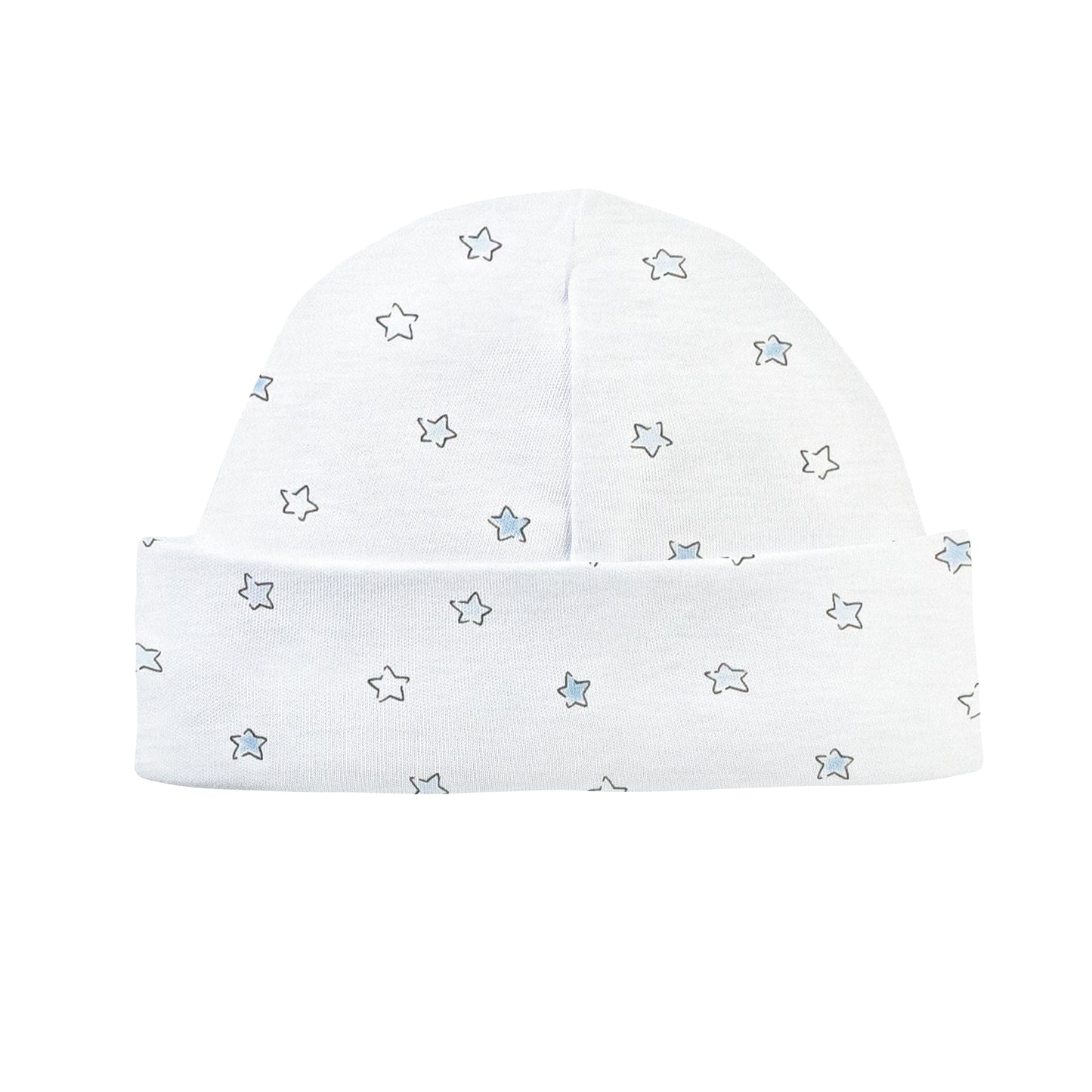 Printed Hat | Blue Little Stars