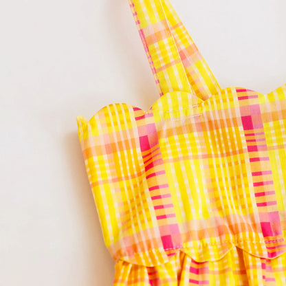 Hadley Bubble | Seashell Plaid