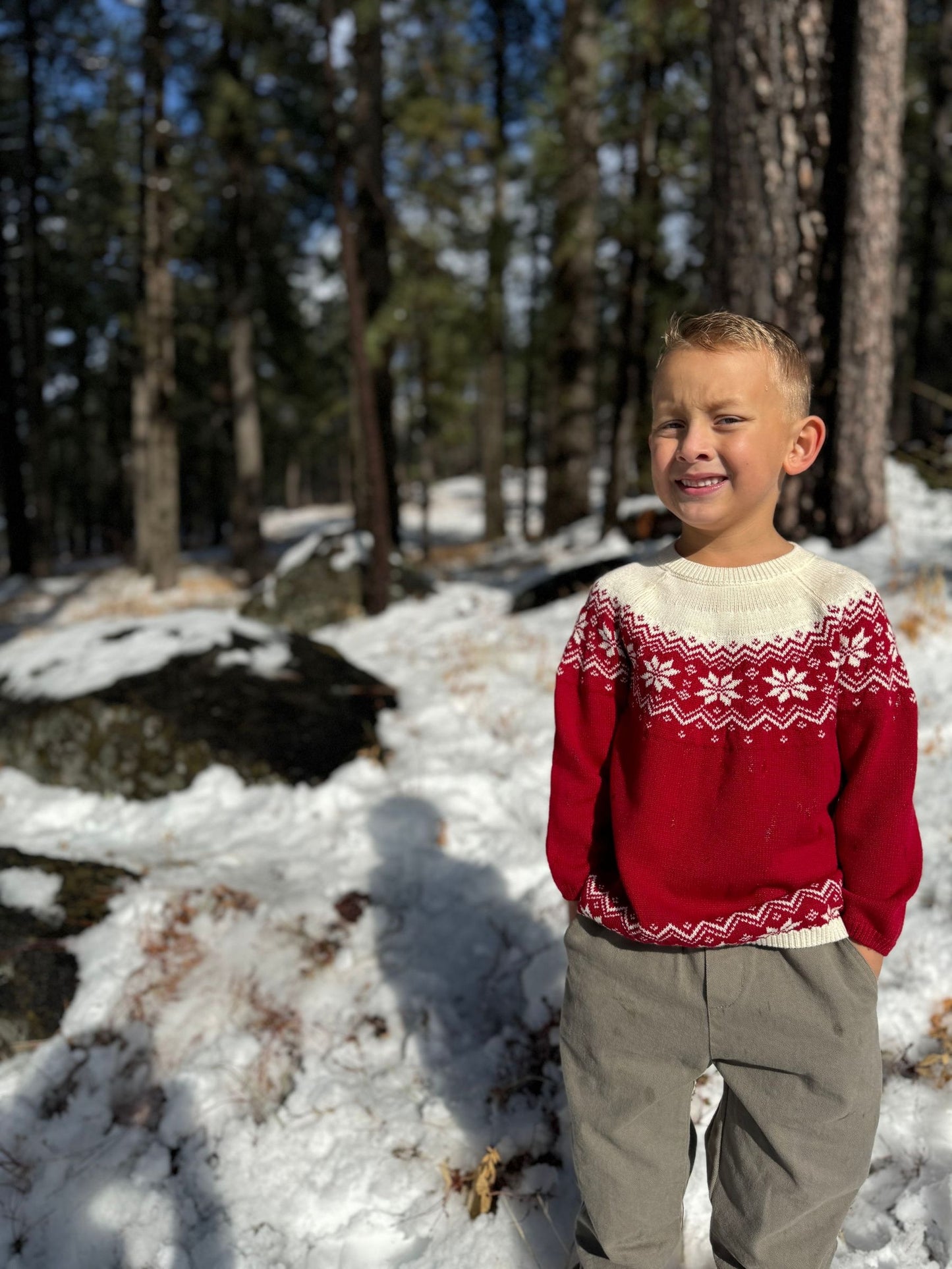 Igloo Sweater | Red Fair Isle