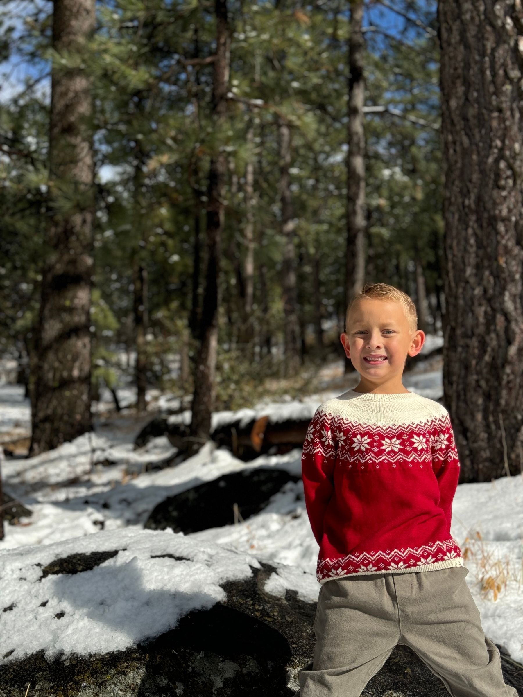 Igloo Sweater | Red Fair Isle
