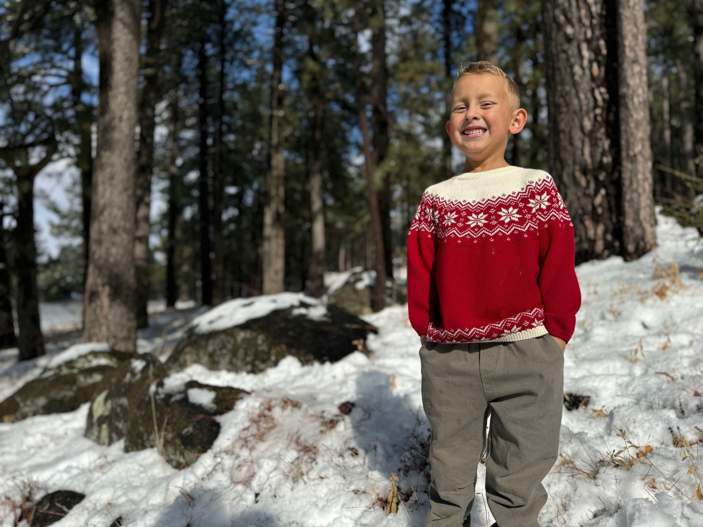Igloo Sweater | Red Fair Isle