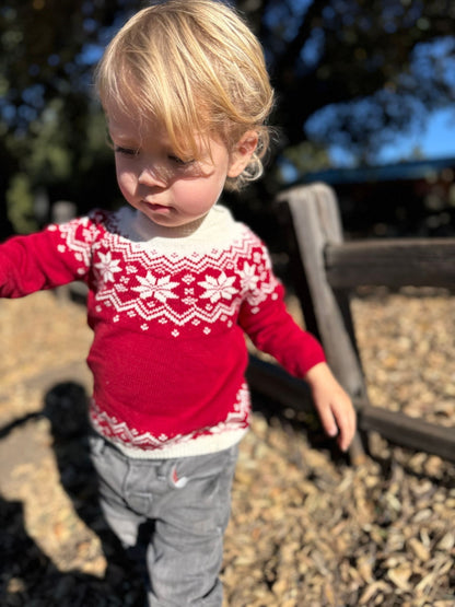 Igloo Sweater | Red Fair Isle