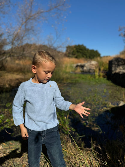 Roan Sweater | Pale Blue