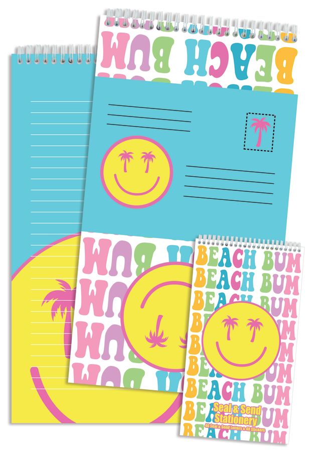 Beach Bum Seal & Send Stationery