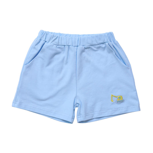 Knit Embroidered Shorts | Excavator
