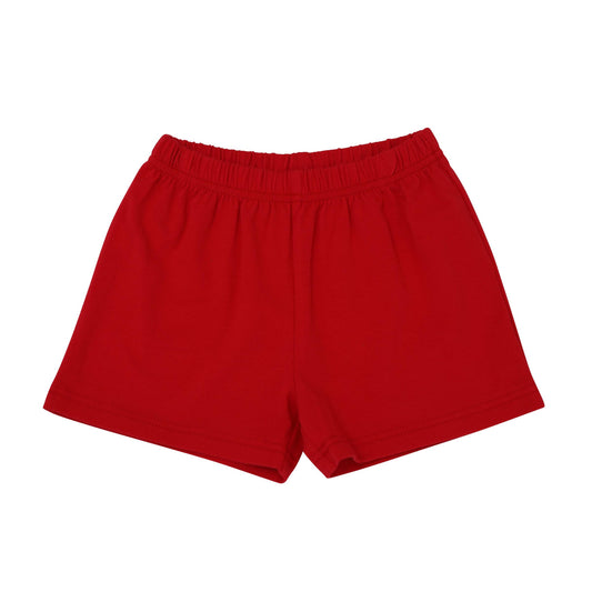 Knit Shorts | Red