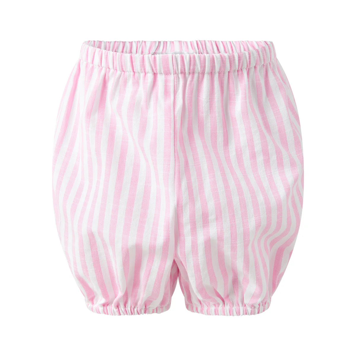 Bow Smocked Striped Dress & Bloomers
