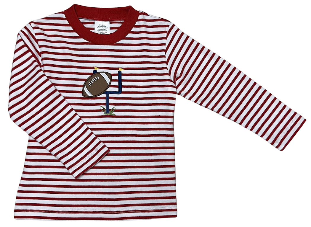 Field Goal Red Stripe Long Sleeve