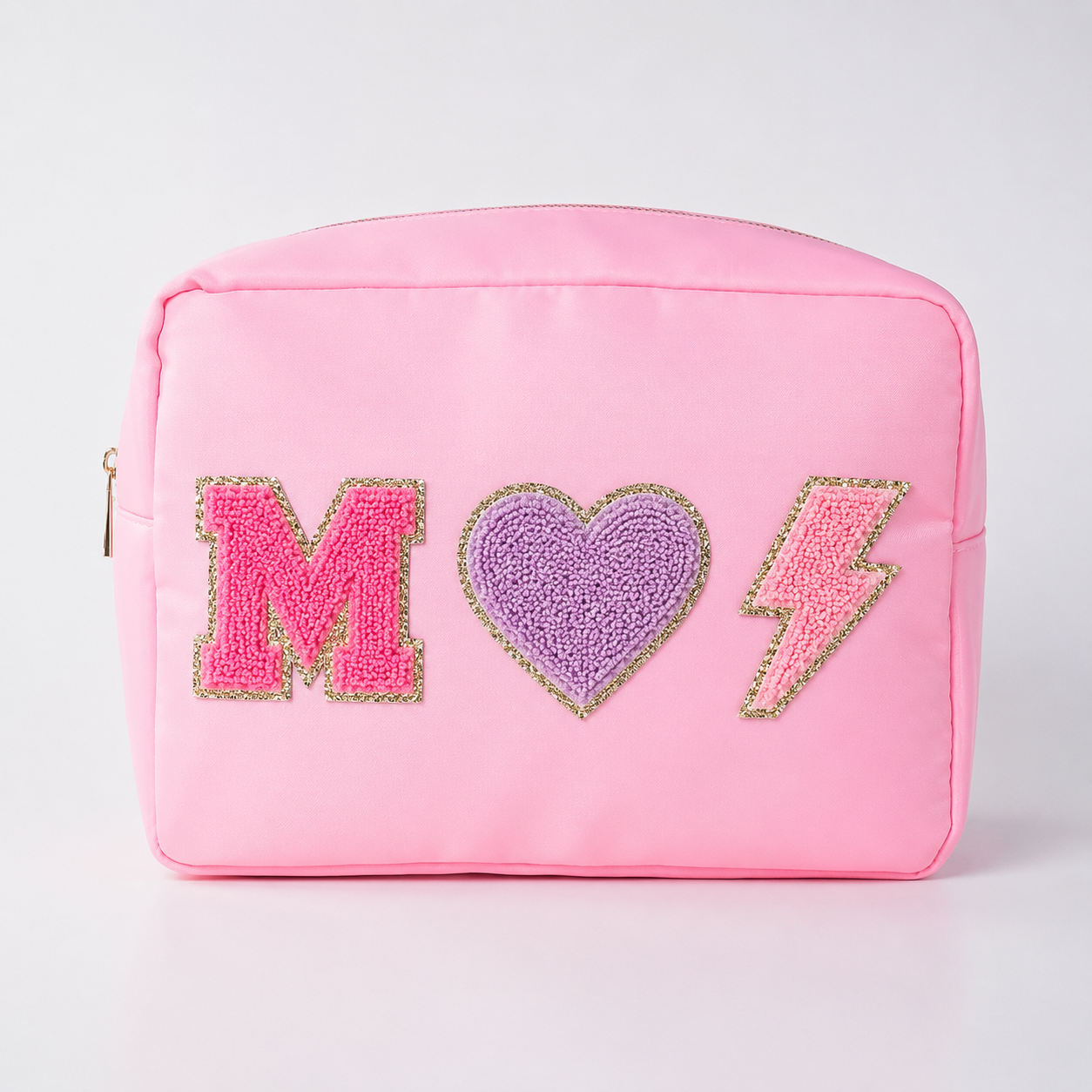 Medium Nylon Bag | Flamingo Pink | includes 3 complimentary patches