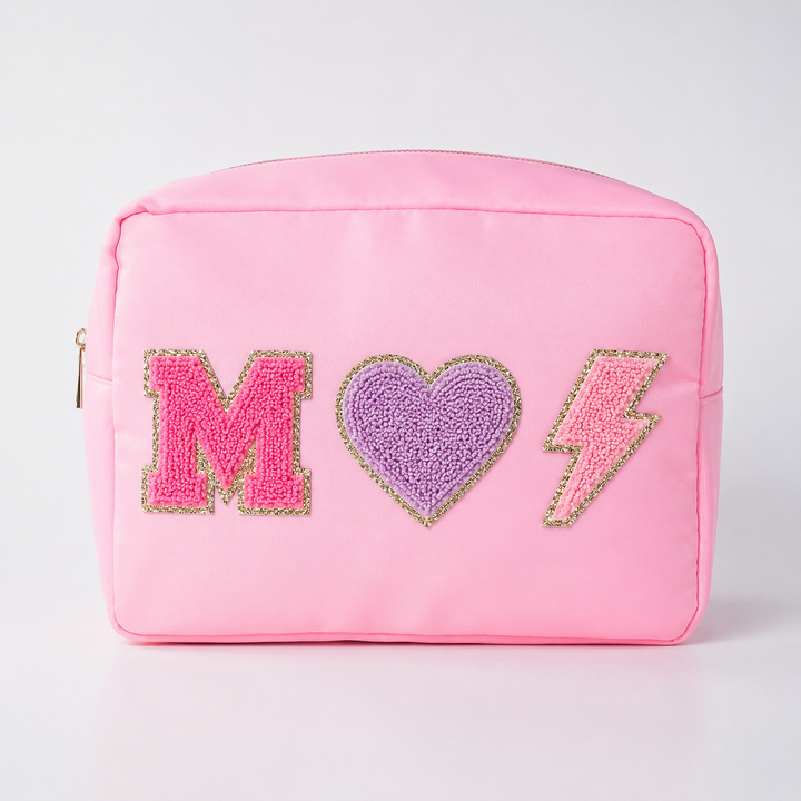 Medium Nylon Bag | Flamingo Pink | includes 3 complimentary patches