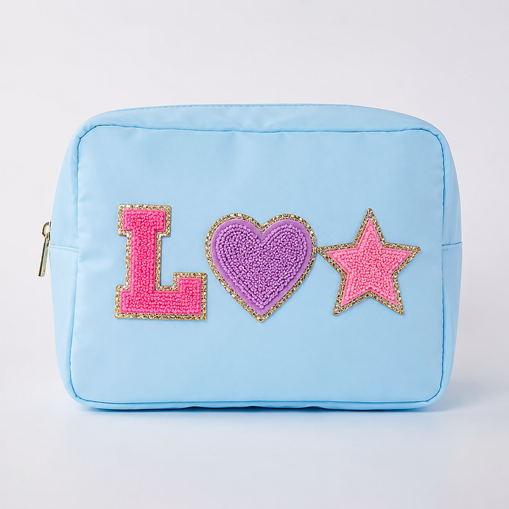 Medium Nylon Bag | Sky Blue | includes 3 complimentary patches