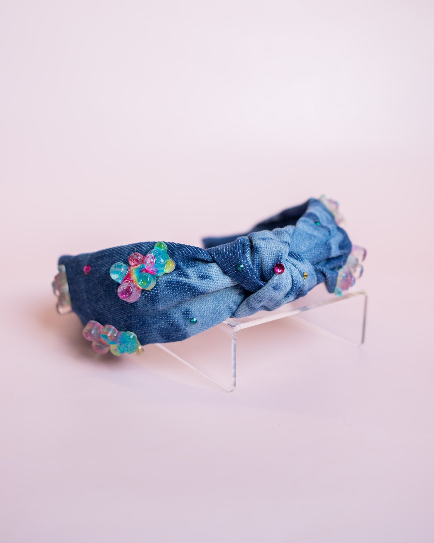 Denim Knot Headband | Large Gummy Bears
