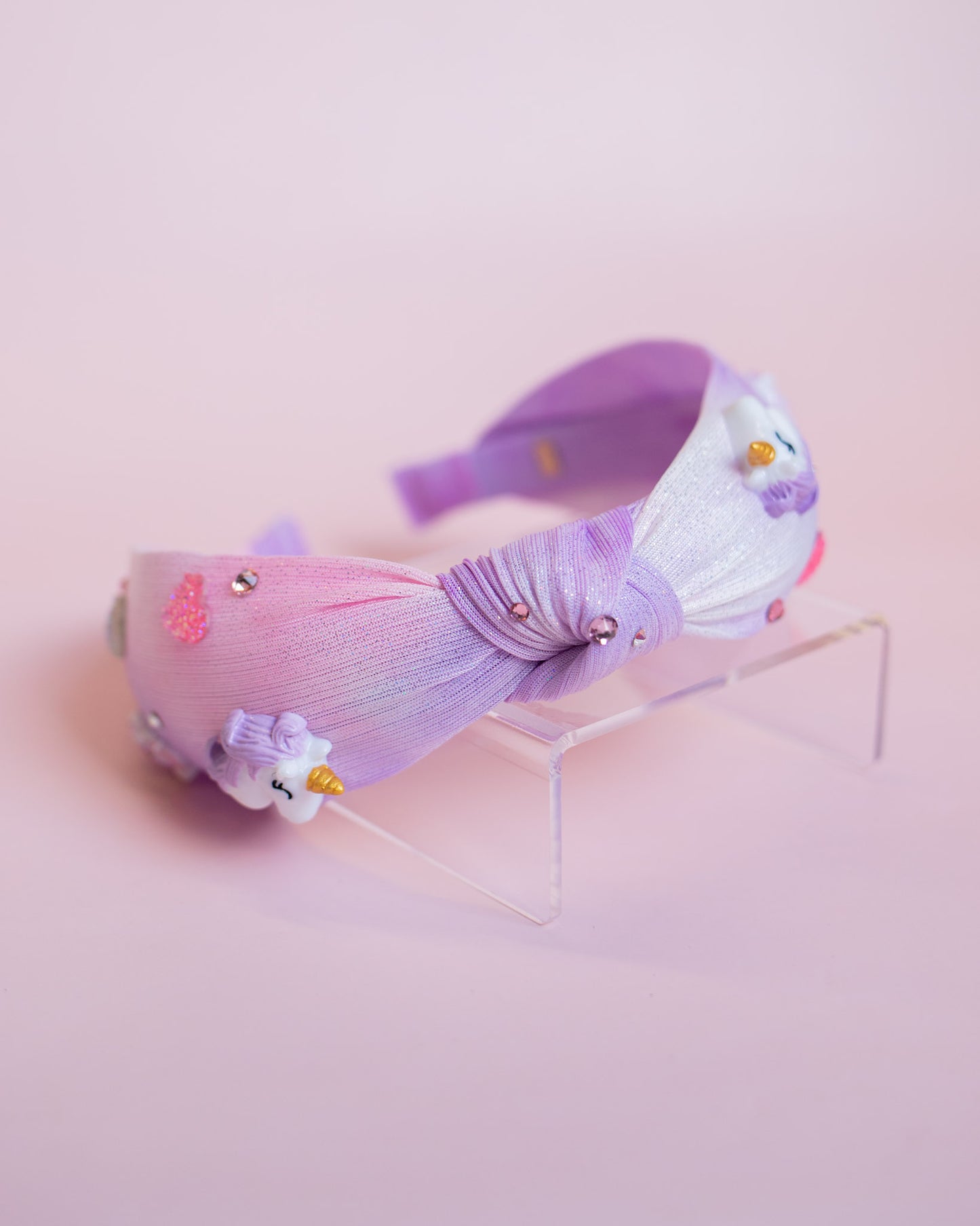 Shimmer Unicorn Knot Headband