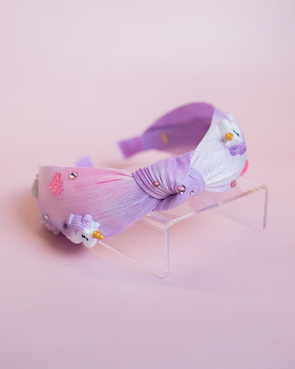 Shimmer Unicorn Knot Headband