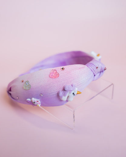 Shimmer Unicorn Knot Headband