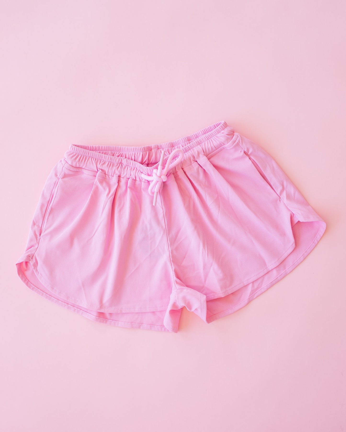 Ribbed Short | Pink