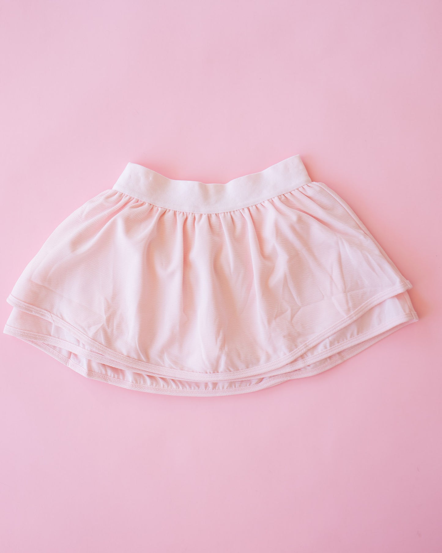 Gathered Mini Skort I Pink