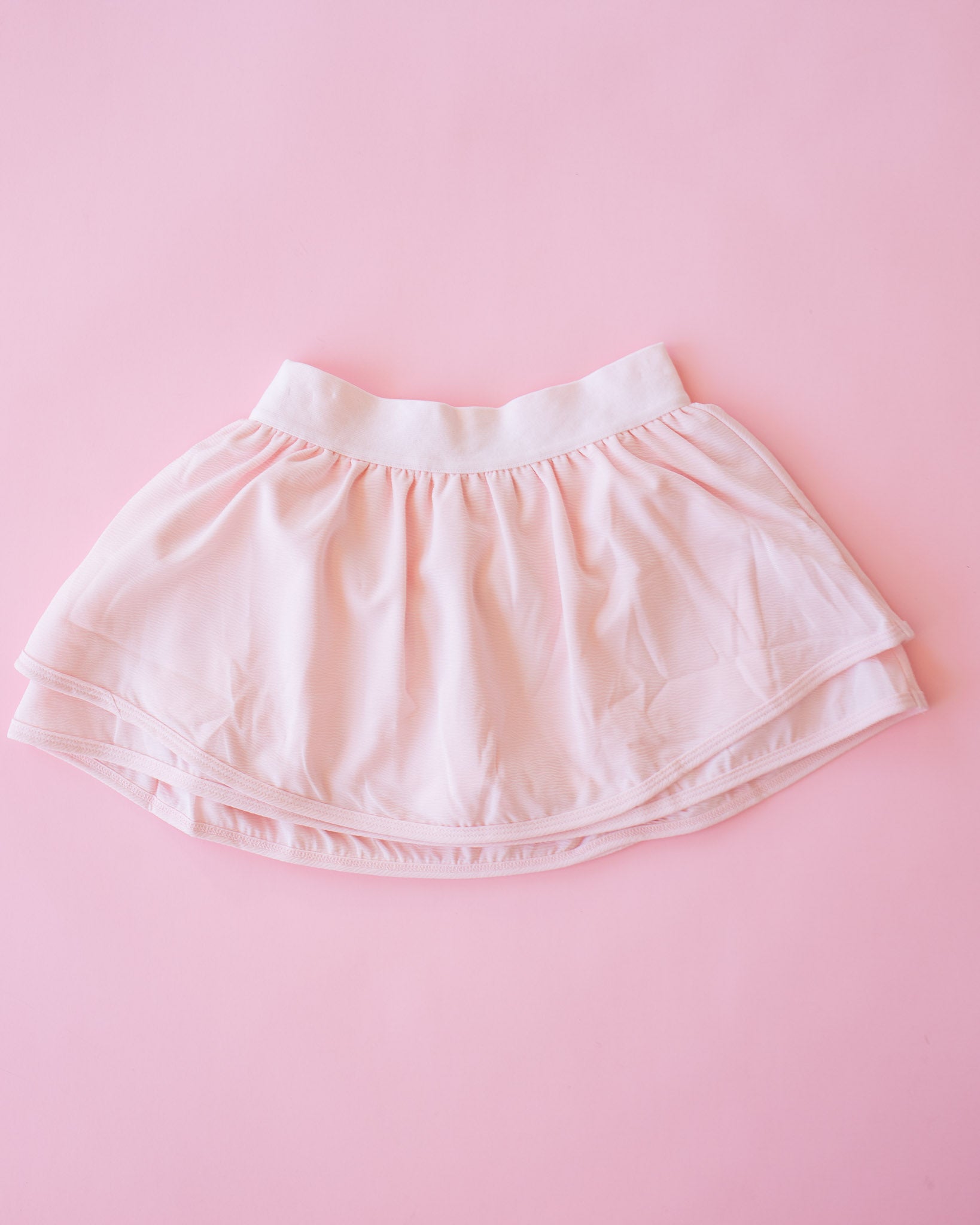 Gathered Mini Skort I Pink