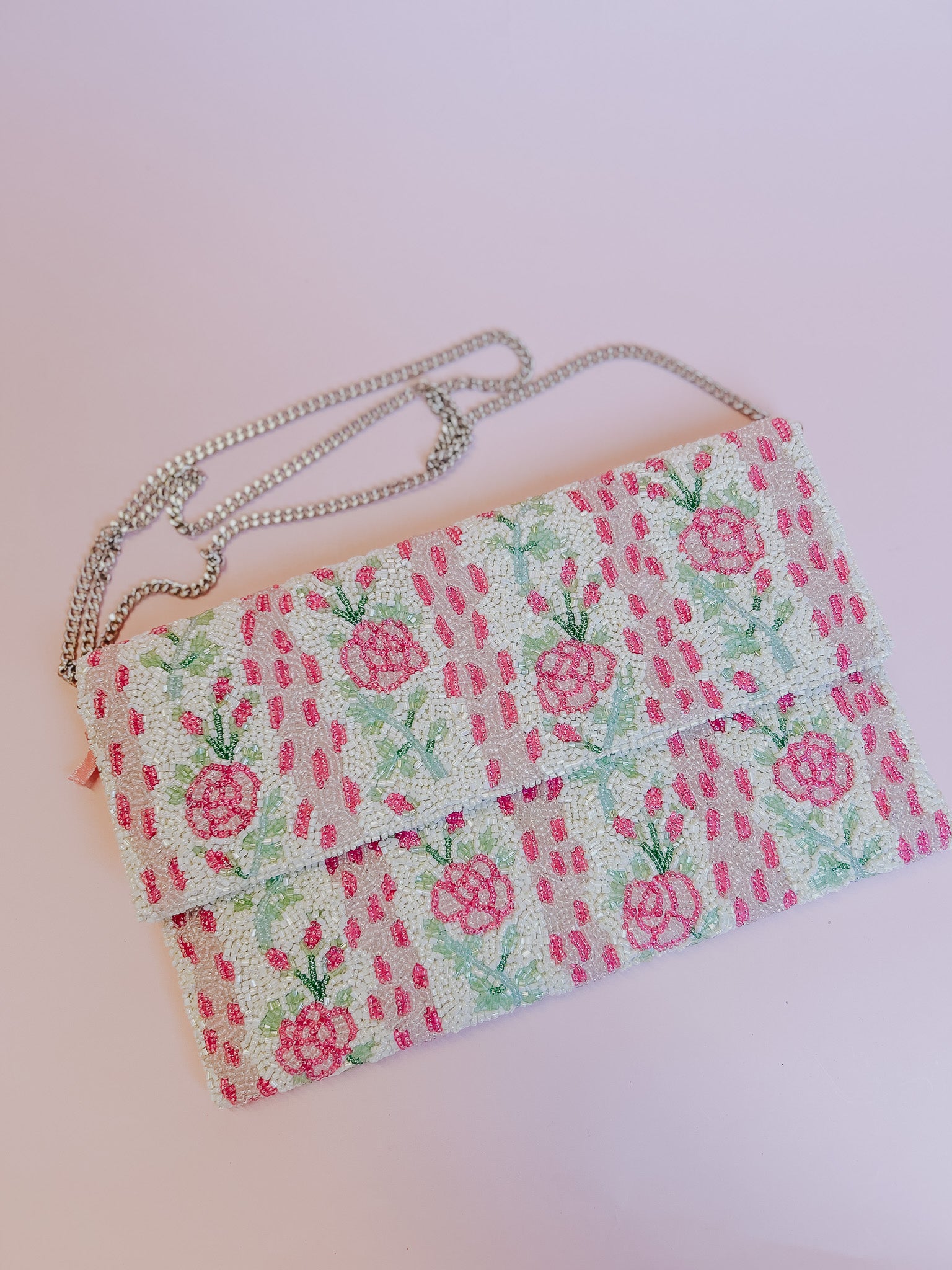 Rose Beaded Bag