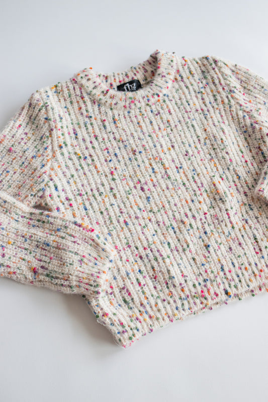 Multi Confetti Knit Sweater